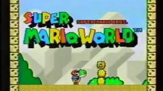 Super Mario World (SNES) Commercial (1991)