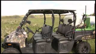 Spraying Weeds with an ATV