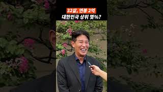 연봉 2억, 대한민국 상위 몇 %?