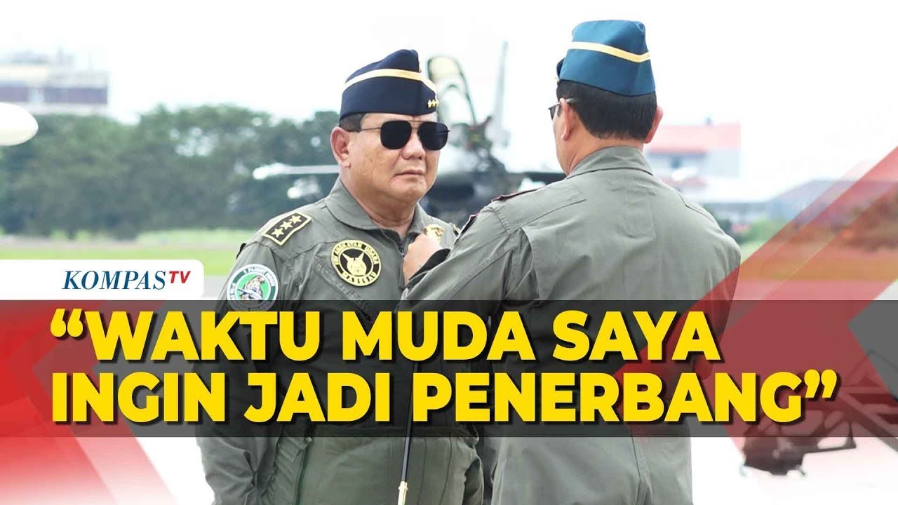 Jajal Pesawat Tempur F 16, Prabowo Dapat Brevet Wing Kehormatan ...