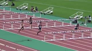 男子A110mH_決勝2組_2019年度第7回札幌中学選手権20190731