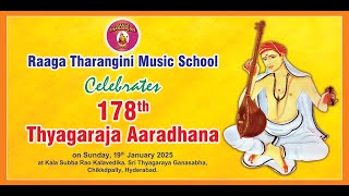 Raaga Tharangini Music School | 178th Thyagaraja Aaradhana | LIVE