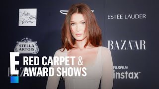 Bella Hadid Says She "Can't Breathe" in Skin-Tight NYFW Outfit | E! Red Carpet & Award Shows