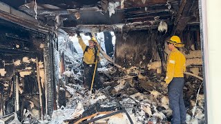 EXCLUSIVE: Scenes from LA Fire Aftermath, Ongoing Battles \u0026 Interviews