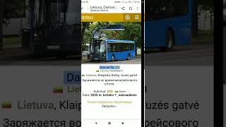 senas autobusas Klaipėda ir naujas autobusas Klaipėda