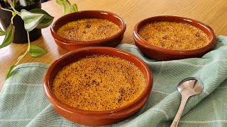 أسهل وألذ تحلية فرنسية الكريمة المحروقة ، مذاق ولا أروع - la crème brûlée 😋