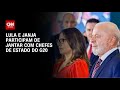 Lula e Janja participam de jantar com chefes de Estado do G20 | CNN 360°