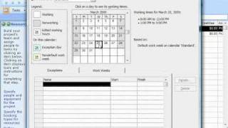 Project Tutorial Scheduling Work Resources Microsoft Training Lesson 4.6