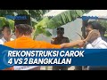 TERUNGKAP MOTIF SEBENARNYA, Rekonstruksi Carok 4 vs 2 di Bangkalan