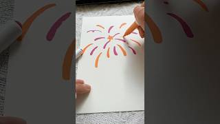 ‼️🎊New Year’s Challenge: Draw Fireworks in 2 Minutes! 🎉✨ Welcome 2025! #art #acrylicmarkers #2025