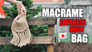 Tutorial  Macrame Japanese Knot BAG 👜 #2