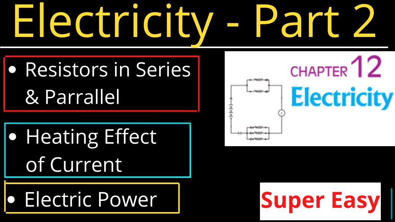 Electricity Class 10 - Science Chapter 12 NCERT - Part-2 - YouTube