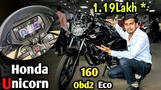 2025 All New Honda Unicorn  160 Obd 2 E20 Model With 7 New Update ✅ @ckvlogssmarty