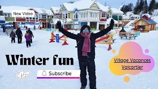 Trip to Village Vacances Valcartier ||   Winter fun  2023 || Winter in Canada