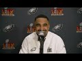 eagles press conference jalen hurts february 4 2025