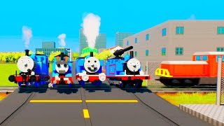 Lego Train VS Thomas & Friends - Brick Rigs Gameplay - Ultimate Car Destruction