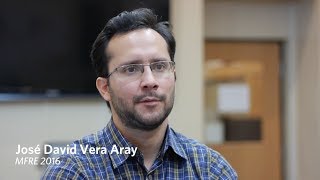 Meet José David Vera, MFRE 2016 Alumnus