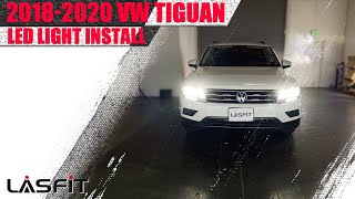 Install Guide | 2018 2019 2020 VW Volkswagen Tiguan LASFIT H7 Custom LED headlight bulbs