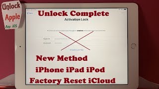 Factory Reset iCloud Locked iPhone/iPad Any iOS/Generation All Models Without Password🙀