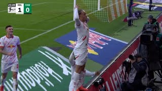 Xavi Simons Goal, RB Leipzig vs Werder Bremen (2-1) All Goals Highlights