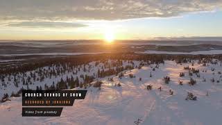 비에이 눈 밟는 소리 (Snow crunching sounds in Hokkaido of Japan ASMR)