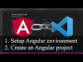 Create Angular project in Visual Studio Code