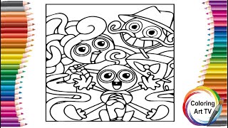 Long Legs  Family Reunion Coloring Pages_Mommy Long Leg,Daddy Long Leg,Baby Long Legs Coloring Pages