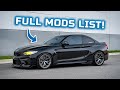 Full Mods List Of My BMW F87 M2 After 3 Years Of Ownership!