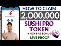 HOW TO CLAIM 2000000 SUSHIPRO TOKEN IN TRUST WALLET