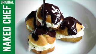 Chocolate PROFITOROLE recipe | How to make Profiteroles | Choux pastry