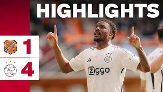Superb strike by Kenneth Taylor 💥 | Highlights FC Volendam - Ajax | Eredivisie