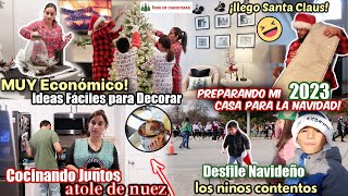 DECORANDO NUESTRA CASA PARA NAVIDAD CON MI FAMILIA!🎅Decoración FÁCIL y ELEGANTE‼️| NUEVO ARBOLITO!🎄