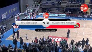 RSW Liège Basket vs Telenet Giants Antwerp // Lotto Basketball Cup MEN