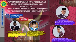 PELANTIKAN DAN PENGUKUHAN DPD-DPK PPNI KAB. NGAWI PERIODE 2022-2027 || LIVE