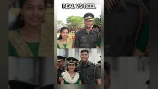 Amaran ❤❤movie real vs reel pair❤