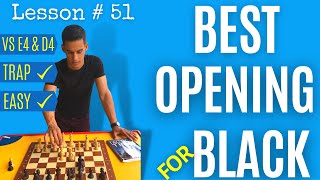 Chess lesson # 51: Best Opening for Black | Chess openings the right way | The Czech Pirc Defense