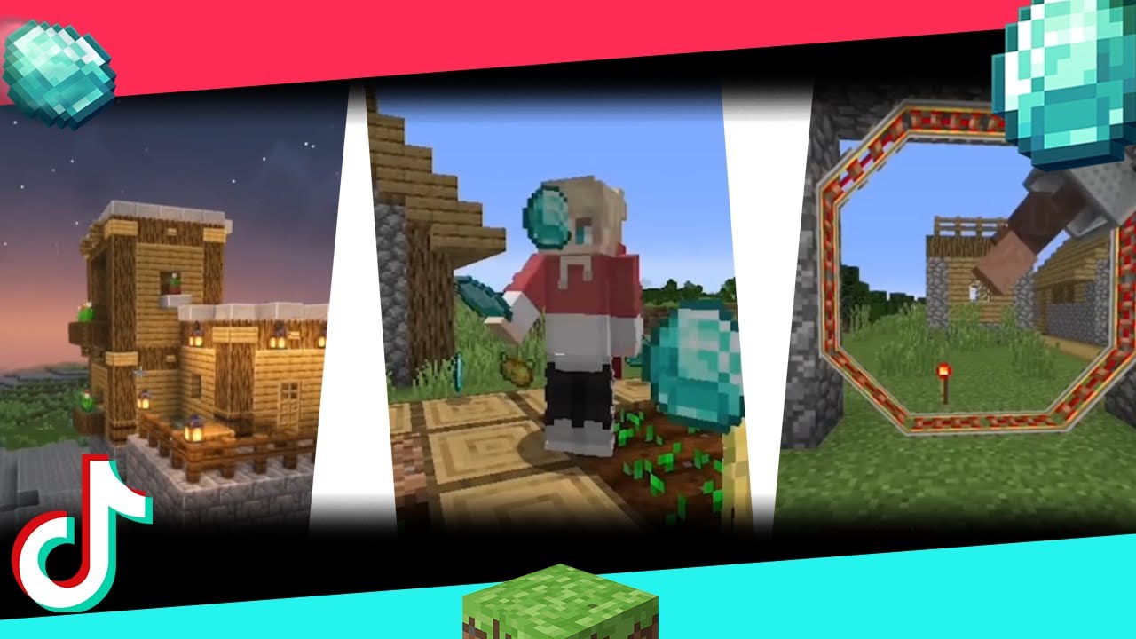 Tiktok Minecraft Compilation Fr 1 Youtube