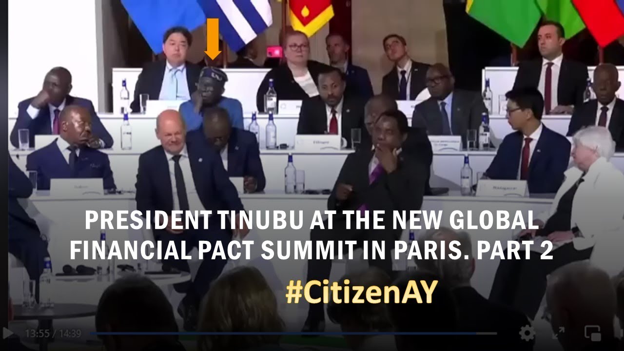 President Tinubu At The New Global Financial PACT Summit In Paris. Part ...