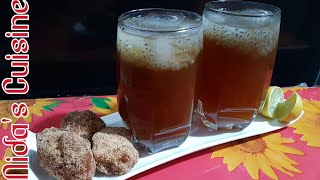 Shakar Cola - Nida's Cuisine -  Ramadan Special - Summer drink - Refreshing Sakar Kola Recipe