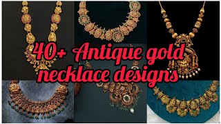 ಕೇವಲ 10 to 30grams ಚಿನ್ನದ ನೆಕ್ಲೇಸ್ ಡಿಸೈನ್ಸ್/latest gold antique Lakshmi necklace designs 2024