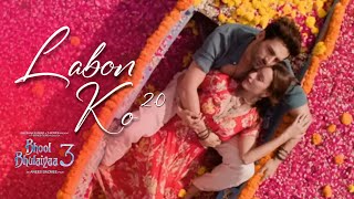 Labon Ko 2.0 : Darshan Raval | Full Song | Kartik Aaryan, Triptii Dimri | K.K.| Bhool Bhulaiyaa 3