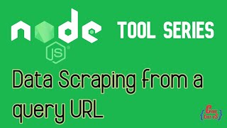NodeJs tools | Data scrapping from a query request URL