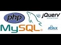 Insert data into mysql database using jquery and php( PART 1)