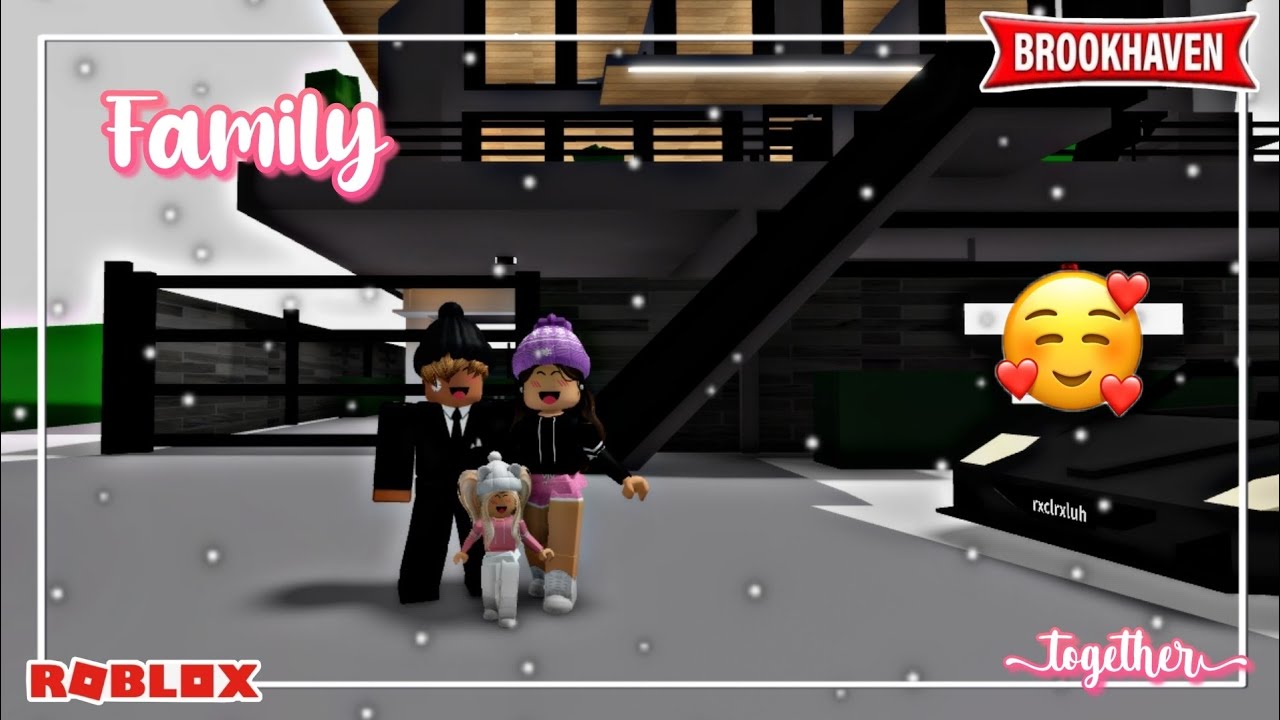 Family Brookhaven Rp Roblox Youtube