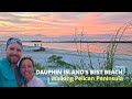 Dauphin Island - BEST BEACH | Pelican Peninsula | This wasn't here 10 years ago!