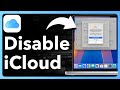 How To Turn Off iCloud On Mac