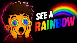 This illusion will make you see a rainbow in your room 🌈 🤨