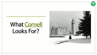 [엔디쌤tv] 코넬 대학은 어떤 학생을 원하는가? (What Cornell looks for?)