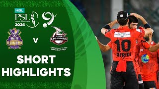 Short Highlights | Quetta Gladiators vs Lahore Qalandars | Match 28 | HBL PSL 9 | M1Z2U