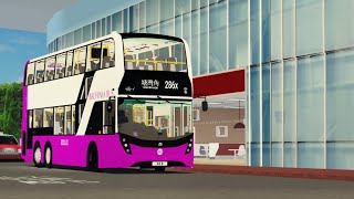 【當車手遇上N26】Roblox Derry District Bauhinia Bus 286X(TSP →TWK)